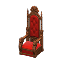 Animal Crossing Items Throne Red Fabric color Copper