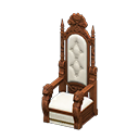 Animal Crossing Items Throne White Fabric color Copper