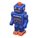 Animal Crossing Items tin robot Blue