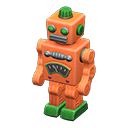 Animal Crossing Items tin robot Orange