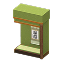 Animal Crossing Items Tokonoma Calligraphy Hanging scroll Green