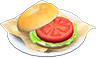 Animal Crossing Items Switch Tomato bagel sandwich