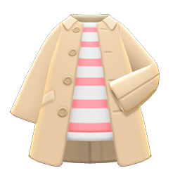 Animal Crossing Items Top Coat Beige