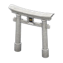 Animal Crossing Items Torii Fish Framed item Gray