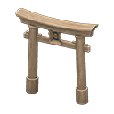 Animal Crossing Items Torii Gyroid Framed item Brown