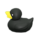 Animal Crossing Items Toy duck Black