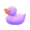 Animal Crossing Items Toy duck Purple