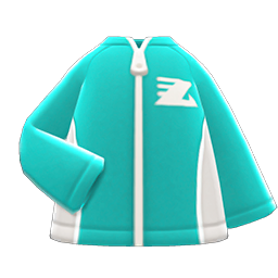 Animal Crossing Items Track Jacket Green