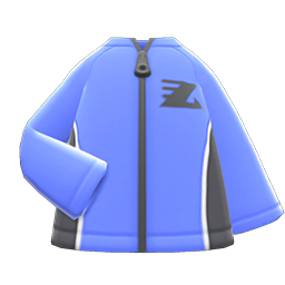 Animal Crossing Items Track Jacket Light blue