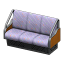 Animal Crossing Items Transit seat Light purple Seat color Brown