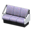 Animal Crossing Items Transit seat Light purple Seat color White