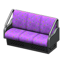 Animal Crossing Items Transit seat Purple Seat color Silver