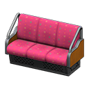 Animal Crossing Items Transit seat Red Seat color Brown