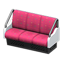 Animal Crossing Items Transit seat Red Seat color White