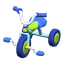 Animal Crossing Items Tricycle Blue