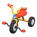 Animal Crossing Items Tricycle Red