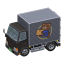 Animal Crossing Items Truck Moving company Logo Black