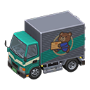 Animal Crossing Items Truck Moving company Logo Green