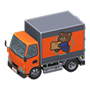 Animal Crossing Items Truck Moving company Logo Orange