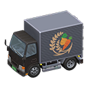 Animal Crossing Items Truck Produce company Logo Black