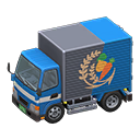 Animal Crossing Items Truck Produce company Logo Blue