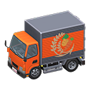 Animal Crossing Items Truck Produce company Logo Orange