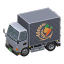 Animal Crossing Items Truck Produce company Logo Silver