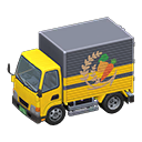 Animal Crossing Items Truck Produce company Logo Yellow