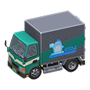 Animal Crossing Items Truck Refrigerated truck Logo Green