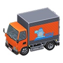 Animal Crossing Items Truck Refrigerated truck Logo Orange