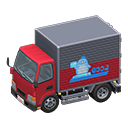 Animal Crossing Items Truck Refrigerated truck Logo Red