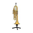 Animal Crossing Items Trumpet Gold