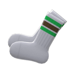 Animal Crossing Items Tube Socks Dark green