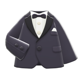 Animal Crossing Items Tuxedo Jacket Black