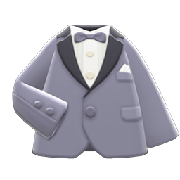 Animal Crossing Items Tuxedo Jacket Gray