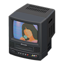 Animal Crossing Items TV with VCR Music video Video Black