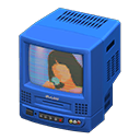 Animal Crossing Items TV with VCR Music video Video Blue