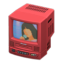 Animal Crossing Items TV with VCR Music video Video Red