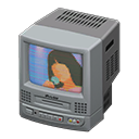 Animal Crossing Items TV with VCR Music video Video Silver