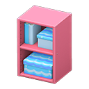 Animal Crossing Items Upright organizer Blue waves Stored-item design Pink