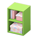 Animal Crossing Items Upright organizer Pastel flowers Stored-item design Green