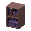 Animal Crossing Items Upright organizer Purple diamonds Stored-item design Brown