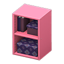 Animal Crossing Items Upright organizer Purple diamonds Stored-item design Pink