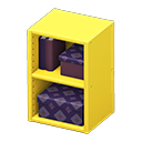 Animal Crossing Items Upright organizer Purple diamonds Stored-item design Yellow