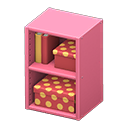 Animal Crossing Items Upright organizer Two-tone dots Stored-item design Pink