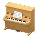 Animal Crossing Items Upright Piano Maple