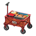 Animal Crossing Items Utility wagon Orange Fabric color Red