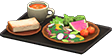 Animal Crossing Items Switch Veggie plate meal