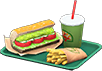 Animal Crossing Items Switch Veggie sandwich set