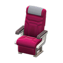 Animal Crossing Items Vehicle cabin seat Gray Headrest cover Berry red